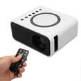 thumbnail image 5 of Mini Portable Projector Full High Definition 1080P LED Projector Home Theater Movie Projector for IOS for Android Laptop White EU Plug, 5 of 5