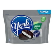 York Dark Chocolate Peppermint Patties Candy, Family Pack 17.3 oz