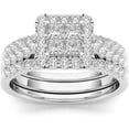 thumbnail image 1 of AKYUSGFL Fashion Rings for Women Synthetic Diamond Studded Zirconia Inlaid Rings Wedding Engagement Rings Jewelry Accessory Gifts, 1 of 5