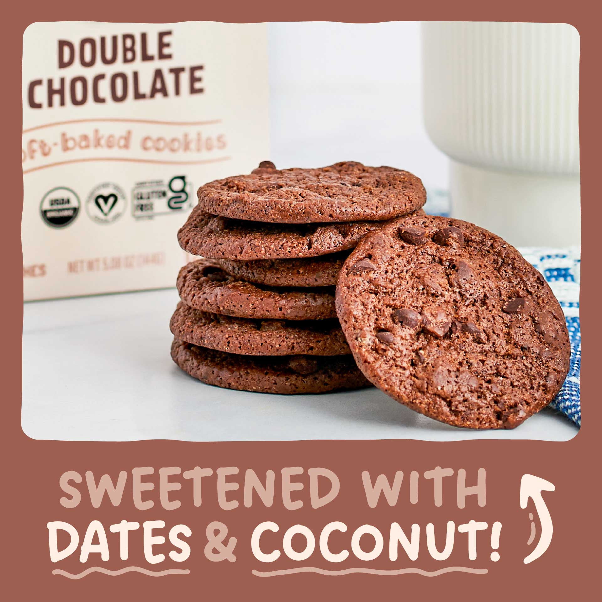 Skout Organic Soft Baked Cookie Variety Pack (3 Pack) | Soft Baked Cookies | Plant-Based | Vegan | Gluten, Dairy, & Soy Free (3 Pack, Variety)