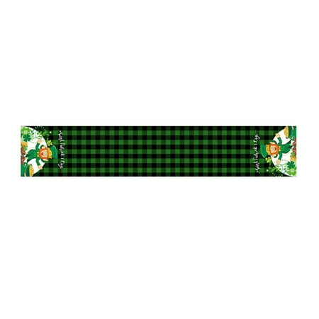 

Jungdeepe St. Patrick s Day Tablecloth Festive Event Scene Set Decorative Table MATS Table 108 Inches Long And Room Table Decorations Mint Birthday Decorations for Girls Peach Birthday Decorations for