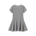 thumbnail image 4 of Mnyotv Short Sleeve Summer Dresses for Girls Casual Bow Printed A-Line Dress Kids Girl Summer Outfits Size 10-11Y, 4 of 6