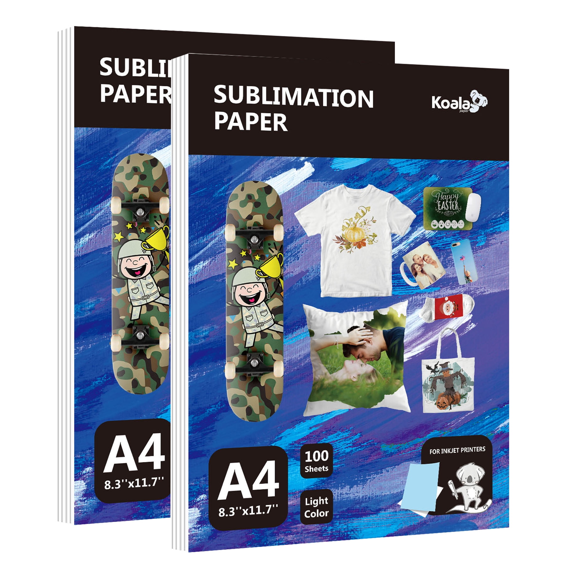 Transfer Paper for Dye Sublimation inks 200 Sheets 8.5"x11" 