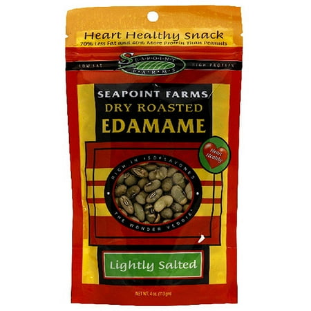 Seapoint Farms Lightly Salted Edamame (Pack of 12), 4 oz (Pack of 12)