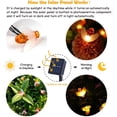 thumbnail image 3 of LED Bee Solar String Lights, Waterproof Honey Bee Garden Fairy Lights with 8 Lighting Modes for Garden Patio Balcony Tree Outdoor Landscape Christmas Party (Warm White), 3 of 9