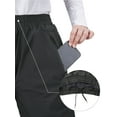 thumbnail image 5 of 33,000ft Women's Rain Pants, Lightweight Waterproof Rain Over Pants, Windproof Hiking Pants for Outdoor, Fishing, Rainy Day, 5 of 7