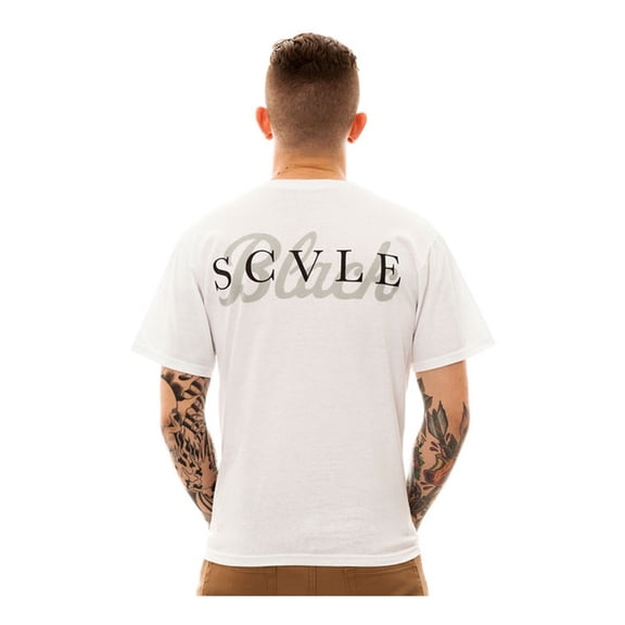 Mens The Rebel X Script X Logotype Graphic T-Shirt white S