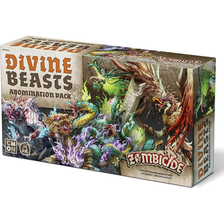 Zombicide: White Death Divine Beasts Abomination Pack Strategy Board Game Expansion for Ages 14 , from Asmodee