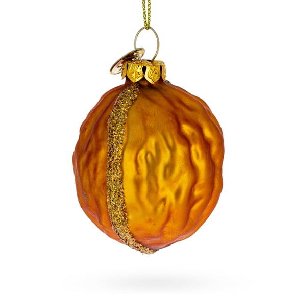 Walnut Glass Christmas Ornament