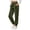 Army Green, variant on Women's Velvet Jogger Pants Elastic High Waist Casual Soft Velour Sweatpants with Pockets Fall Winter Daily Party Pants Fashion Bottoms White