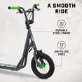 thumbnail image 2 of Mongoose Expo Scooter for Kids, 12 Inch Wheels, Ages 6+, Gray, 2 of 7