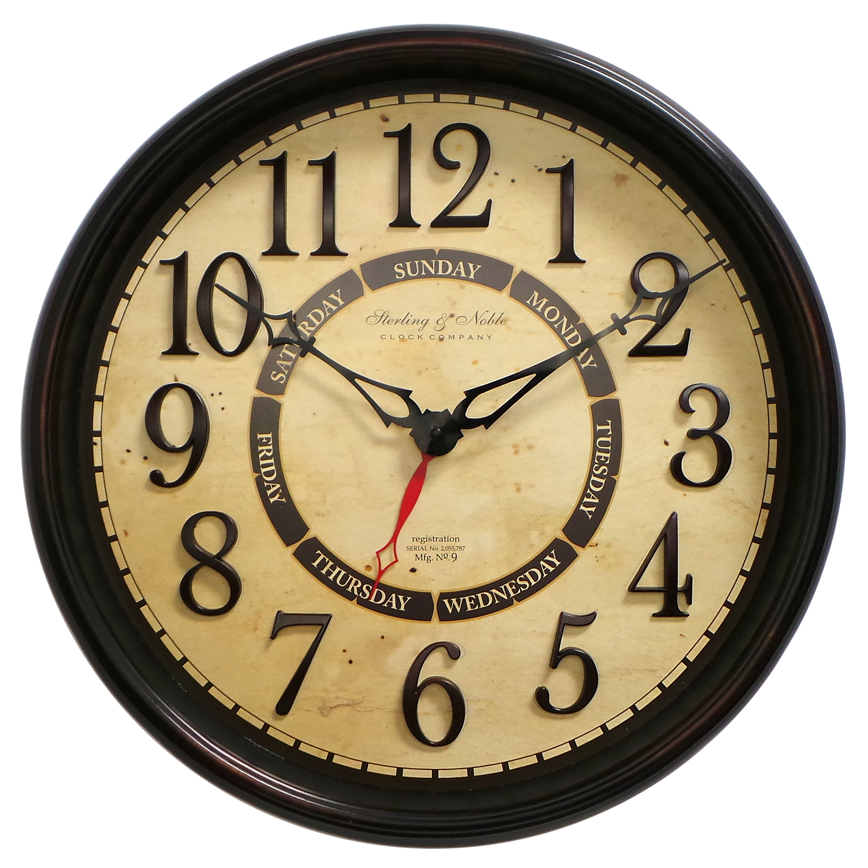 Westclox 32213 Round Oversized Classic Clock 24-Inch 