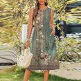 thumbnail image 1 of WILLBEST Vestido Corto Mujer Vestido Informal Con Bolsillo Sin Mangas Y Estampado Degradado Para Mujer, 1 of 3