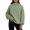 Mint Green, variant on Vivianyo HD Women's Fall Winter Comfort Mock Neck Sweatshirt, Drop Shoulder Long Sleeve Solid Casual Pullover Top for Women, Women's White, Sizes S-2XL