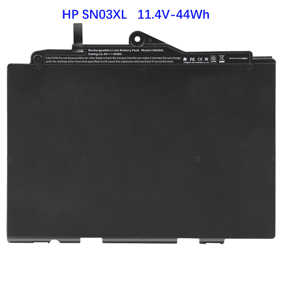 SN03XL Laptop Battery Replacement for HP EliteBook 820 G3 G4 T7B33AA 725 G3 G4 Series 800232-241 800232-271 800232-541 800514-001 HSTNN-l42C HSTNN-DB6V HSTNN-UB6T 11.4V 44WH
