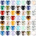 thumbnail image 1 of Crystal Stone Nuenen Worry Stone, 72 unidades, en forma de corazón, 1 of 7