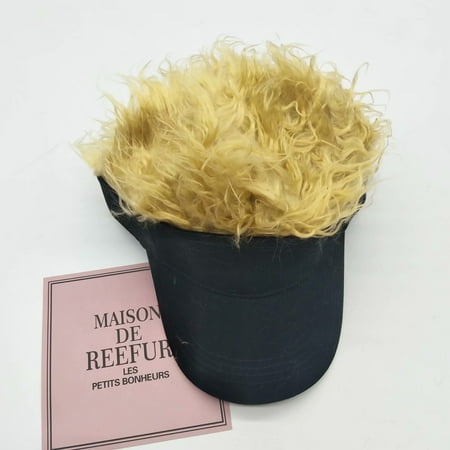 

dyfzdhu childs wig baseball cap pattern anti-spitting hat dustproof cover cap bucket hat