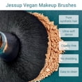 thumbnail image 4 of Juego de brochas de maquillaje Jessup Pro de 15 piezas con mango de madera para cabello sintético, 4 of 9