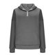thumbnail image 3 of HongQid Women's Casual Long Sleeve Lapel Zipper Sweatshirt Oversized Loose Pullover Tops, 3 of 7