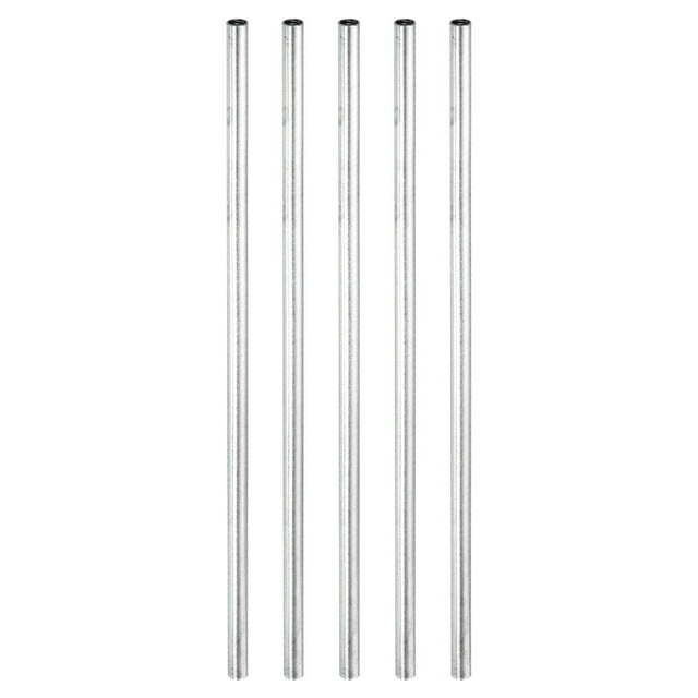 Unique Bargains Écrou d'Accouplement Rond M4x0,7 Mm 160mm Fileté Connecteur Tige Tige Tube Goujon 5 Pack