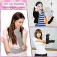 thumbnail image 4 of Dalrosia Winter Women Arm Warmers Long Fingerless Gloves for Women Mittens Knit Wrist Warmers with Thumb Hole Warm Sleeves, 4 of 6