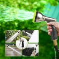 thumbnail image 5 of Heavy Duty Garden Hose Nozzle with Adjustable Spray Patterns, Zinc Alloy Ensures Leak-Proof & High Pressure Performance, Ergonomic Grip, Quick Connector for Wide Range Scenarios, Long Service Life, 5 of 5
