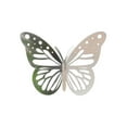thumbnail image 2 of Agiferg Metal Hollow Simulation Butterfly Gold And Silver Butterfly Wall Sticker, 2 of 2