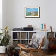 thumbnail image 4 of Art.com Surfer with Long Board, Retro Art Print, Brown Frame Wall Art, 29" x 21", 4 of 4