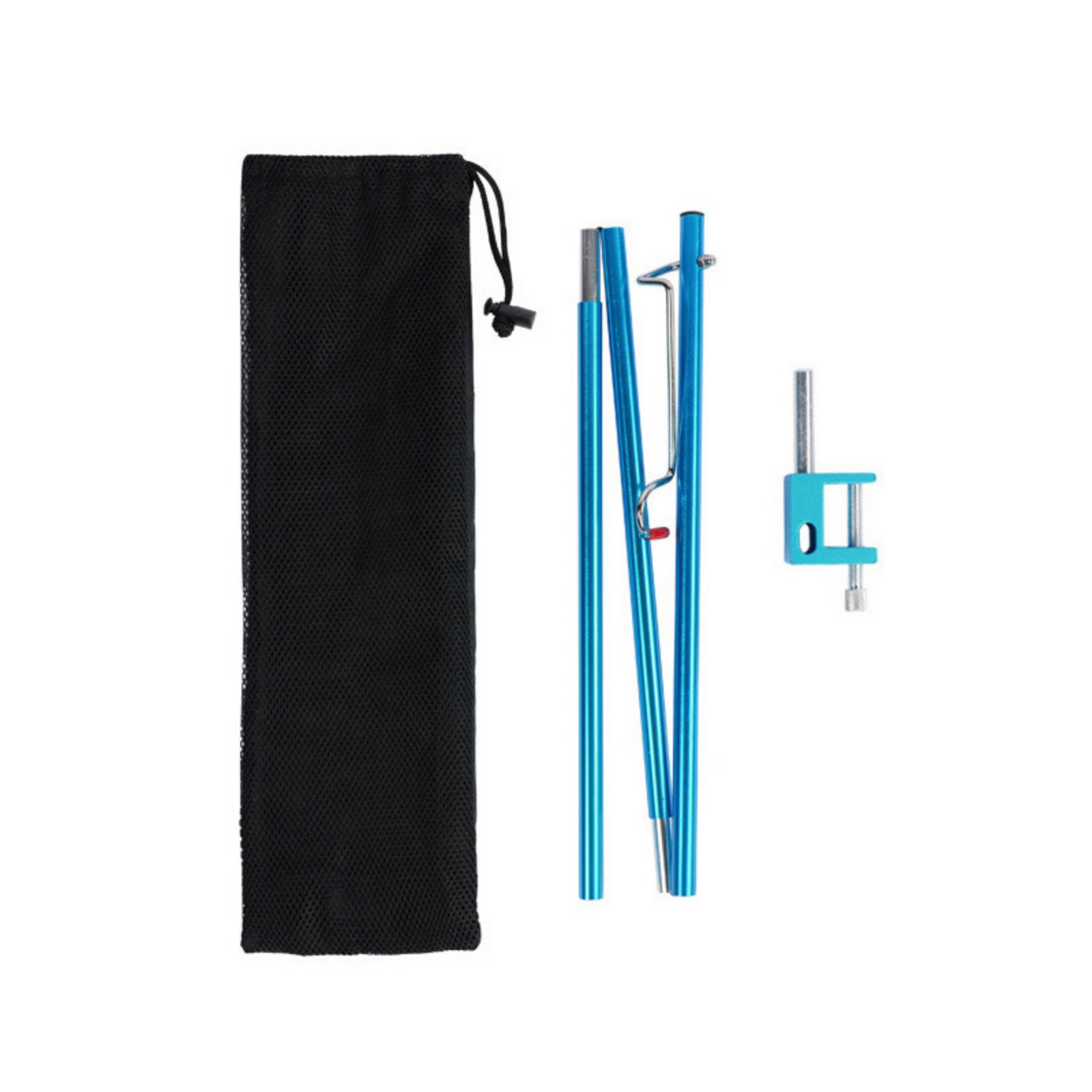 Portable Camping Folding Lamp Pole, Lightweight Collapsible Aluminum