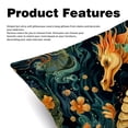 thumbnail image 2 of Hippocampus Elegant Velvet Bed Pillow Covers Set - Decorative Pillows with Unique Patterns, Chair Pillow Covers - 16x16, 18x18, 20x20 inches for Any Occasion - Set of 2 Items, 2 of 6