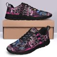 thumbnail image 4 of Bikers Against Breast Cancer Running Shoes Sneakers Mesh Black Size 4.5, 4 of 5