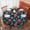 Pioneer Flower Floral-2, variant on Pioneer Flower Floral Print Pattern Round Tablecloth 60 X 60 Inch, Wrinkle Resistant Wipeable Table Cloth for Kitchen Dining Picnic Patio Party