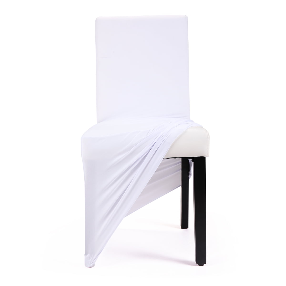 Kepooman 50pcs Dining Chair Covers, Washable Chair Slipcovers for Wedding Party Banquet Event - White Kepooman 50pcs Dining Chair Covers, Washable Chair Slipcovers for Wedding Party Banquet Event - White