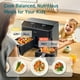 thumbnail image 2 of COSORI Freidora de aire doble de 9 cuartos – 10 en 1, comidas frescas equilibradas para familiares y niños con cestas dobles, sincronización de cocinar y terminar para hornear, asar, recalentar, asar, 2 of 5