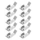thumbnail image 5 of Prensatelas para máquina de coser, 10 Uds., herramientas de costura con cremallera de un solo lado, prensatelas de acero inoxidable, parte superior de la línea Jadeshay A, 5 of 8