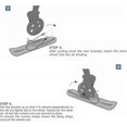 thumbnail image 2 of Portable Ski Sled Attachment For Strollers, Bikes, And Wheelchairs - Ski Plate Wheelblades For Outdoor Fun On Snow, 2 of 2