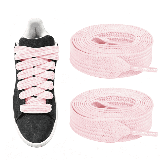 XIBUFE 16Mm Thick Shoe Laces for Campus 00S Sneakers | 5/8" Wide, Polyester, Fat Flat Shoe Strings, Chunky Jumbo Replacement Shoelaces for Skate Sneakers Cute Shoe Laces