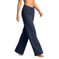 thumbnail image 5 of akafmk Womens Wide Leg Sweatpants Fall Winter Sweatpants with Elastic Waistband Loose Soft Casual Workout Sweatpants, Size M, 5 of 6