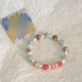 thumbnail image 3 of 8 Uds pulsera de cuentas azul claro pulsera de niña decoración muñeca regalo para familias de niños, 3 of 6