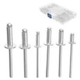 thumbnail image 4 of 1 Box Aluminum Rivets Assortment Aluminum Pop Rivets Aluminum Blind Rivets Assortment Kit, 4 of 9