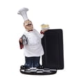 thumbnail image 1 of BKER Chef Statue Resin Italian Chef Kitchen Decoration With Welcome Board Decoration Chef Welcome Sign Suitable For Home Bars Restaurants Coffee Shops, 1 of 1