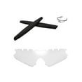 thumbnail image 1 of Walleva Clear Vented Replacement Lenses And Black Earsocks For Oakley M Frame Sweep Sunglasses, 1 of 5