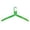 Green, variant on YIGOUMY - Orange Foldable Metal Travel Clothes Hanger 40cm Wide Collapsible Portable Garment Hanger With Anti Shoulder Notch For Camping Business Trip Luggage Clothes Storage (C)