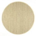 thumbnail image 1 of Nuloom 8' x 8' Elijah Seagrass With Border Round Rug in Beige, 1 of 3