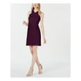 thumbnail image 2 of BAR III $80 Womens New 1357 Purple Halter Above The Knee A-Line Dress M B+B, 2 of 2