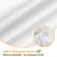 thumbnail image 2 of Cortina de ducha Seenus, tela impermeable 180 x 240 cm, color blanco, 2 of 7