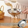 thumbnail image 5 of Blarkrus Canning Fnel,Food Grade Stainl Stl Wide Mouth Fnel,Metal Canning Fnel for Mason Jars, Large Canning,Mason Jar Fnel,Large Fnel for All Liquid and Solid, 5 of 8