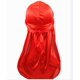 thumbnail image 1 of Sombrero pirata con cola larga trenzada de satén de seda monocromática, sombrero Baotou elástico, sombrero de quimioterapia, durag sedoso, 1 of 1