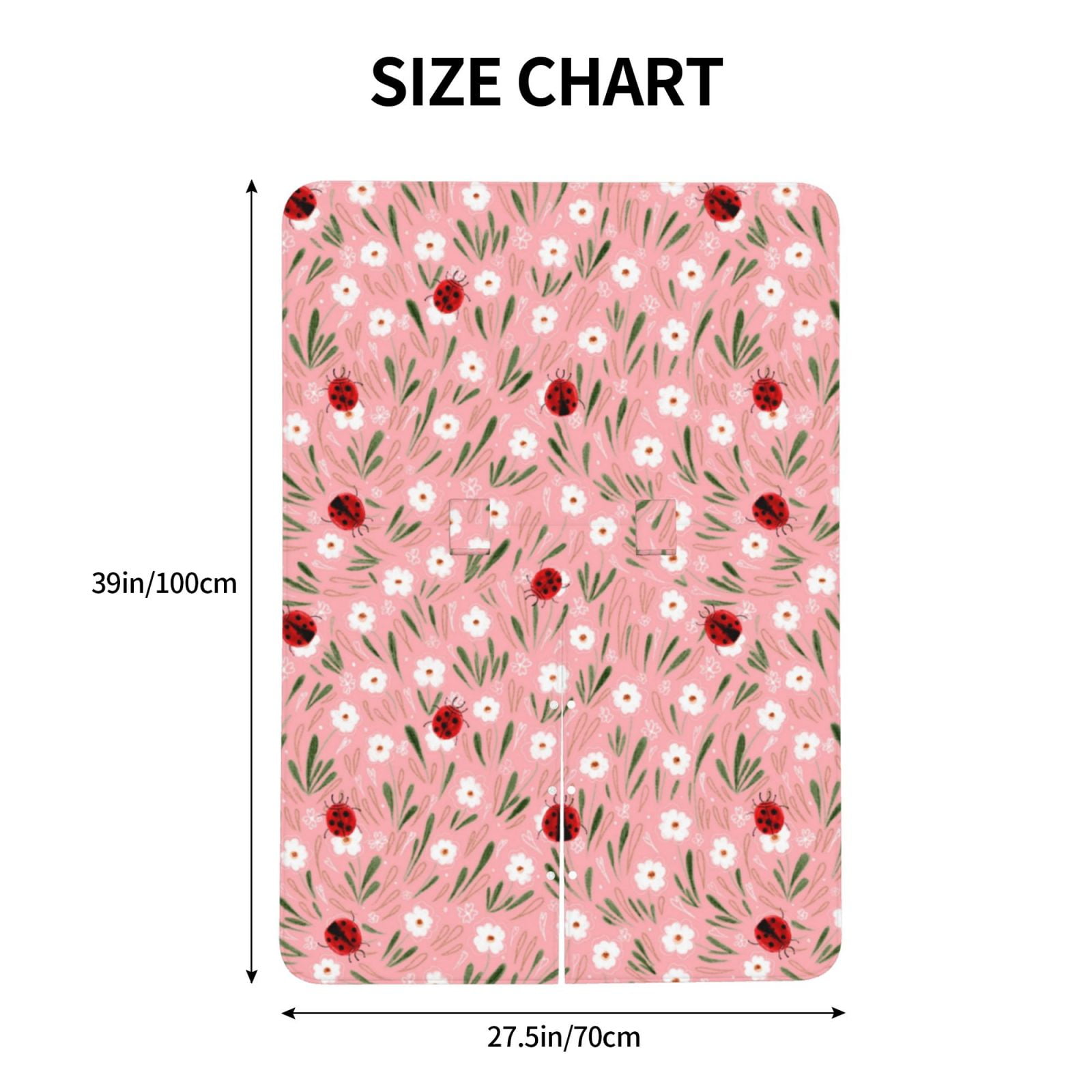 Car Seat Cover Baby - Ladybug And Flowers Breathable Infant Car Seat Cover for Baby Carseat, Lightweight Comfort Baby Essentials Must Haves Newborn Stuff for Girl Boy