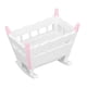thumbnail image 1 of Muebles En Miniatura ANGGREK Dollhouse Baby Shaker Rosa Blanco 1/12 Escala, 1 of 8